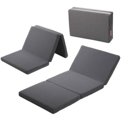 Tinynord, Babymatratze, Foldable travel mattress, 120x60 cm, gray (120 x 60 cm) Tinynord, Babymatratze, Foldable travel mattress, 120x60 cm, gray (120 x 60 cm)