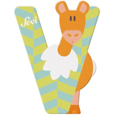 Sevi, Holzbuchstaben + Stoffbuchstaben, Tiere V Sevi, Holzbuchstaben + Stoffbuchstaben, Tiere V