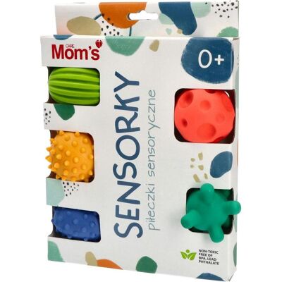Hencz Toys Piłeczki sensoryczne 5 sztuk Pastelowe Hencz Toys Piłeczki sensoryczne 5 sztuk Pastelowe