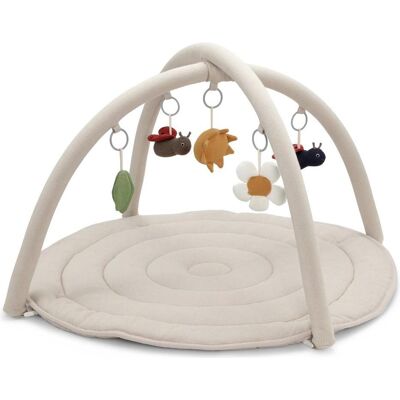 Copenhagen, Krabbeldecke + Spielbogen, Vanilla - Playmat - Ladybug - Ø 90 cm - Oyster Copenhagen, Krabbeldecke + Spielbogen, Vanilla - Playmat - Ladybug - Ø 90 cm - Oyster