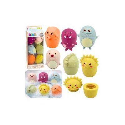 Lean Toys Pädagogisches Badespielzeug, sensorische Gummifiguren, Pastellfarben, 6 Stück. Lean Toys Pädagogisches Badespielzeug, sensorische Gummifiguren, Pastellfarben, 6 Stück.