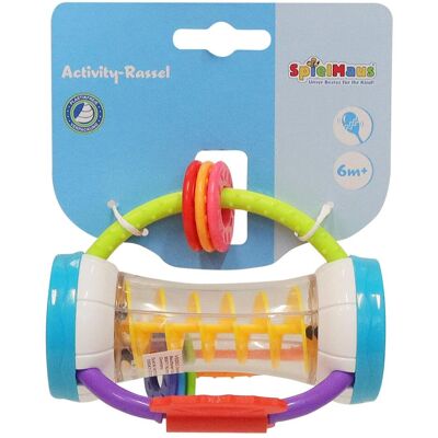 Spielmaus, Babyrassel, SMB Activity-Rassel mit Spiegel Spielmaus, Babyrassel, SMB Activity-Rassel mit Spiegel