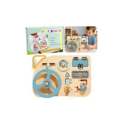 Lean Toys Sensorisches Manipulationsbrett aus Holz Lean Toys Sensorisches Manipulationsbrett aus Holz