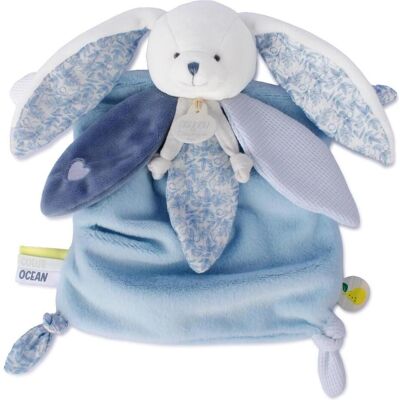 Doudou et Compagnie, Schmusetuch, Schmusetuch Hase blau 25cm Doudou et Compagnie, Schmusetuch, Schmusetuch Hase blau 25cm