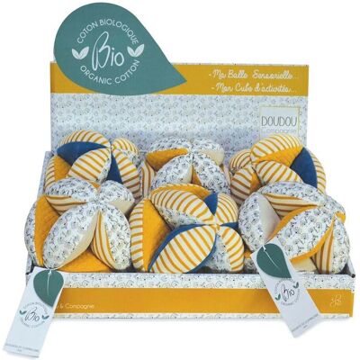 Doudou et Compagnie, Babyrassel, Biene Bio Spielball m. Rassel Doudou et Compagnie, Babyrassel, Biene Bio Spielball m. Rassel