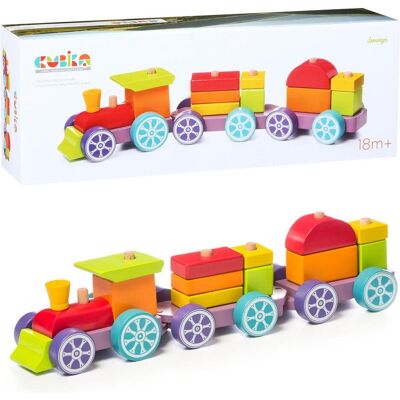 Cubika Cabika Holzzug "Regenbogen Express" Cubika Cabika Holzzug "Regenbogen Express"