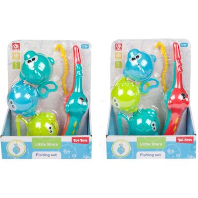 Toi-Toys Little Stars Badespielzeug Angelrute mit 3 Fischen, 4-tlg. Toi-Toys Little Stars Badespielzeug Angelrute mit 3 Fischen, 4-tlg.