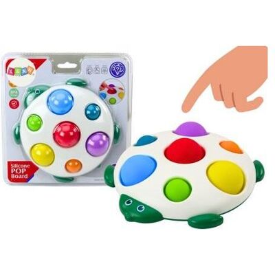 Lean Toys Schildkröten-Sensorbrett Pop-It-Nieten Lean Toys Schildkröten-Sensorbrett Pop-It-Nieten