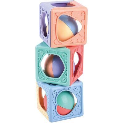 Play, Babyrassel, mit Rassel, 3-tlg. Play, Babyrassel, mit Rassel, 3-tlg.