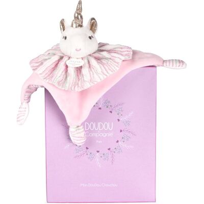 Doudou et Compagnie, Schmusetuch, Einhorn Schmusetuch 20cm Doudou et Compagnie, Schmusetuch, Einhorn Schmusetuch 20cm
