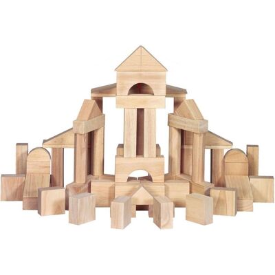 Melissa & Doug - Standard massive Holzbausteine mit Holzspeicherbox (60 -Stück) - Klassische Holzb Melissa & Doug - Standard massive Holzbausteine mit Holzspeicherbox (60 -Stück) - Klassische Holzb