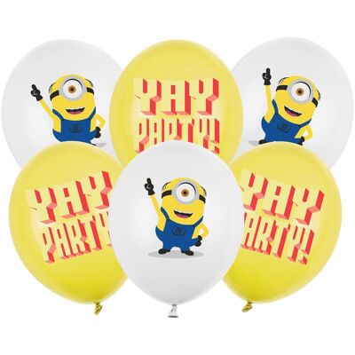 Partydeco Ballons, strong Minions, mix (6x) Partydeco Ballons, strong Minions, mix (6x)