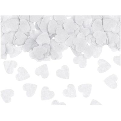 Partydeco Confetti Hearts, 1,6x1,6 cm, white, 15g (1 pkt / 1 pc.) (1 Stk.) Partydeco Confetti Hearts, 1,6x1,6 cm, white, 15g (1 pkt / 1 pc.) (1 Stk.)