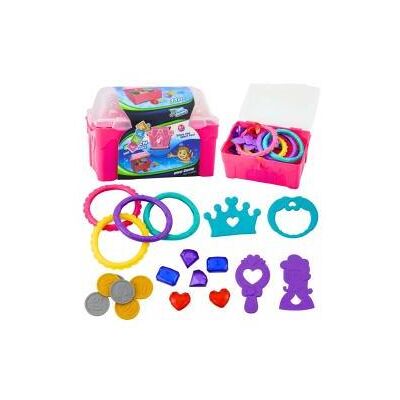 Lean Toys Schatzkisten-Set zum Tauchen und für Wasserspass, Rosa, 21-teilig. Lean Toys Schatzkisten-Set zum Tauchen und für Wasserspass, Rosa, 21-teilig.