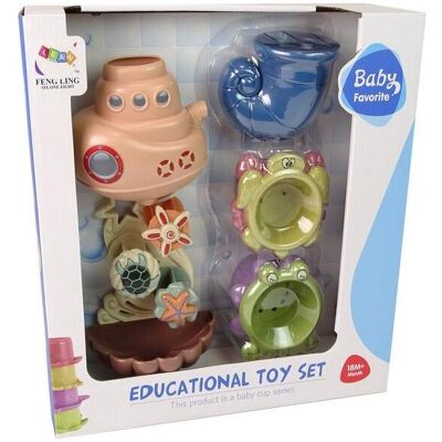 Lean Toys Meerestiere Meereswasserfall-Swimmingpool-Set Lean Toys Meerestiere Meereswasserfall-Swimmingpool-Set