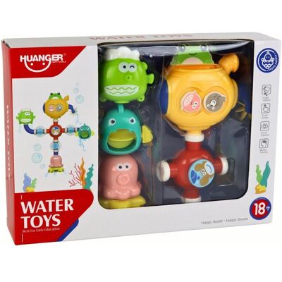 Lean Toys Leantoys Überlaufbadewanne Wasserspielzeug Roboter Saugnäpfe Lean Toys Leantoys Überlaufbadewanne Wasserspielzeug Roboter Saugnäpfe