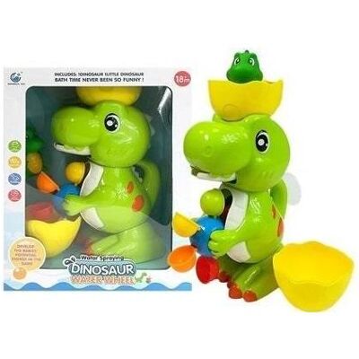 Lean Toys Badender Dinosaurier-Schleifer, der Wasser spritzt Lean Toys Badender Dinosaurier-Schleifer, der Wasser spritzt