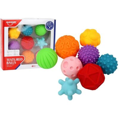Lean Toys, Greifling, Sinnesbälle 8 Stk Lean Toys, Greifling, Sinnesbälle 8 Stk