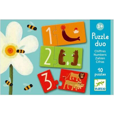 Djeco Puzzle Duo Zahlen (2 Teile) Djeco Puzzle Duo Zahlen (2 Teile)