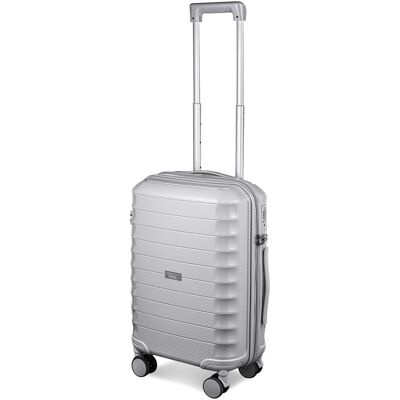 Feru Fremont 55 cm Travel suitcase, gray, Koffer, Grau, Silber Feru Fremont 55 cm Travel suitcase, gray, Koffer, Grau, Silber