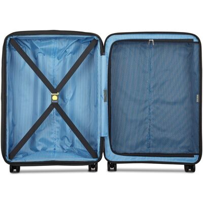 Delsey Koffer mit Schloss, 66 cm, schwarz, Koffer, Schwarz Delsey Koffer mit Schloss, 66 cm, schwarz, Koffer, Schwarz