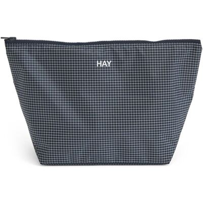 HAY - Grid Pouch - Medium - Dark Blue, Necessaire, Blau HAY - Grid Pouch - Medium - Dark Blue, Necessaire, Blau