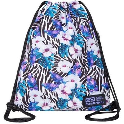 Coolpack Shoe bag Solo Flower Zebra, Packsack Coolpack Shoe bag Solo Flower Zebra, Packsack