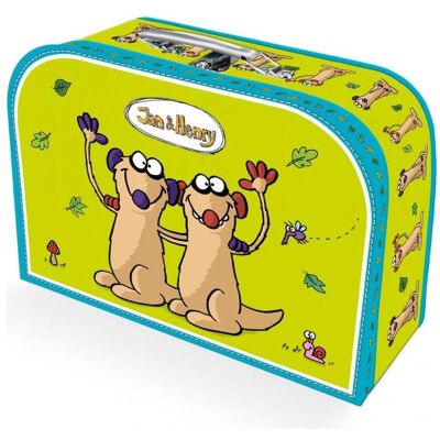 Magni TRÖTSCH Kinderkoffer Jan & Henry medium grün, Koffer, Grün Magni TRÖTSCH Kinderkoffer Jan & Henry medium grün, Koffer, Grün