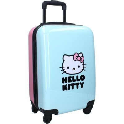 Vadobag Hello Kitty Koffer Trolley Voyage Vibes 46 cm, Koffer, Rosa, Grün, Blau Vadobag Hello Kitty Koffer Trolley Voyage Vibes 46 cm, Koffer, Rosa, Grün, Blau