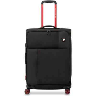 Roncato Move 4 Rollen Trolley 64 cm mit Dehnfalte, Koffer, Schwarz Roncato Move 4 Rollen Trolley 64 cm mit Dehnfalte, Koffer, Schwarz