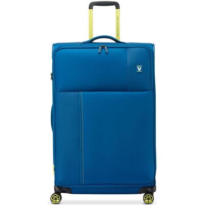 Roncato Move 4 Rollen Trolley 77 cm mit Dehnfalte, Koffer, Blau Roncato Move 4 Rollen Trolley 77 cm mit Dehnfalte, Koffer, Blau