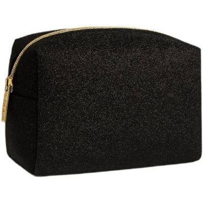Inter Vion Killys Large Cosmetic Pouch In Black Velvet, Necessaire, Schwarz Inter Vion Killys Large Cosmetic Pouch In Black Velvet, Necessaire, Schwarz