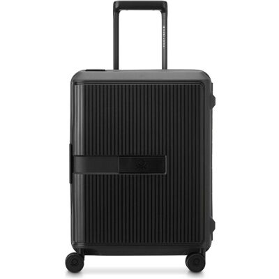 Delsey x United Colors of Benetton Color Block Hardside 4-Rollen Kabinentrolley 55 cm, Koffer, Schwarz Delsey x United Colors of Benetton Color Block Hardside 4-Rollen Kabinentrolley 55 cm, Koffer, Schwarz