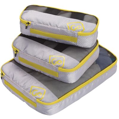 Go Travel Packtasche Set, Packsack, Gelb Go Travel Packtasche Set, Packsack, Gelb