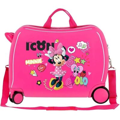 Disney Rolling Koffer 4 Räder geniessen Minnie Mouse Icon Roze, Koffer, Rosa Disney Rolling Koffer 4 Räder geniessen Minnie Mouse Icon Roze, Koffer, Rosa