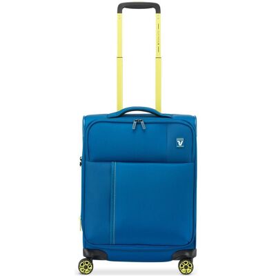 Roncato Move 4 Rollen Kabinentrolley 55 cm mit Dehnfalte, Koffer, Blau Roncato Move 4 Rollen Kabinentrolley 55 cm mit Dehnfalte, Koffer, Blau