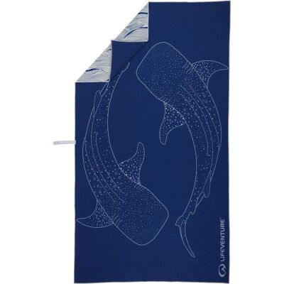 Lifeventure Recycled SoftFibre Trek Towel, Whale Shark, Giant, Reisehandtuch, Mehrfarbig Lifeventure Recycled SoftFibre Trek Towel, Whale Shark, Giant, Reisehandtuch, Mehrfarbig