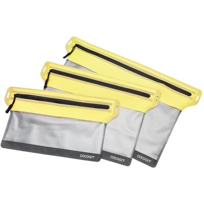 Cocoon Zippered Flat Docut Bag Medium, Packsack, Gelb, Grau Cocoon Zippered Flat Docut Bag Medium, Packsack, Gelb, Grau