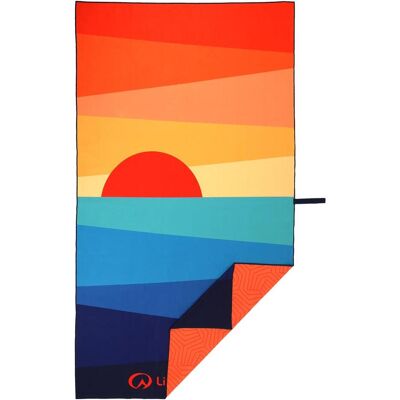 Lifeventure Recycled SoftFibre Trek Towel, Sun, Giant, Reisehandtuch, Orange Lifeventure Recycled SoftFibre Trek Towel, Sun, Giant, Reisehandtuch, Orange
