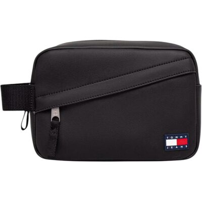 Tommy Hilfiger Tjm Daily Pu Washbag, Necessaire, Schwarz Tommy Hilfiger Tjm Daily Pu Washbag, Necessaire, Schwarz