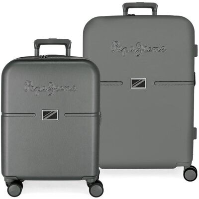 Pepe Jeans Set Valigie Accent, Koffer, Schwarz Pepe Jeans Set Valigie Accent, Koffer, Schwarz