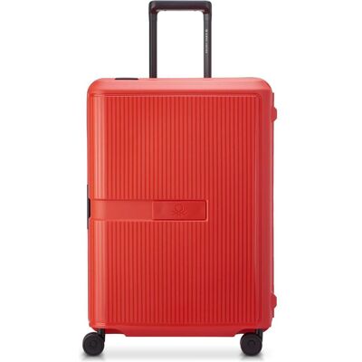 Delsey x United Colors of Benetton Color Block Hardside 4-Rollen Trolley 67 cm, Koffer, Rot Delsey x United Colors of Benetton Color Block Hardside 4-Rollen Trolley 67 cm, Koffer, Rot