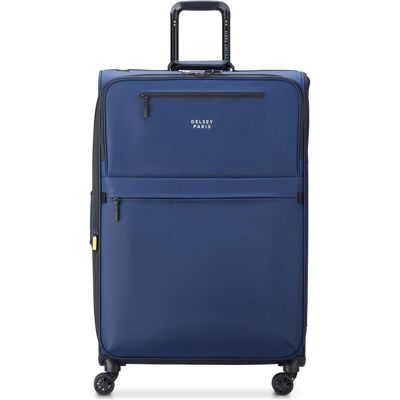 Delsey Maubert 2.0 4 Rollen Trolley 79 cm mit Dehnfalte, Koffer, Blau Delsey Maubert 2.0 4 Rollen Trolley 79 cm mit Dehnfalte, Koffer, Blau