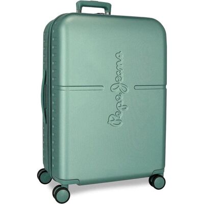 Pepe Jeans Grosse 70 cm 79l Reisetasche mit Rädern Grün, Koffer, Grün Pepe Jeans Grosse 70 cm 79l Reisetasche mit Rädern Grün, Koffer, Grün
