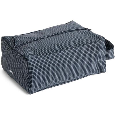 HAY Toilettas Grid Wash Bag Small Dark Blue, Necessaire, Blau HAY Toilettas Grid Wash Bag Small Dark Blue, Necessaire, Blau