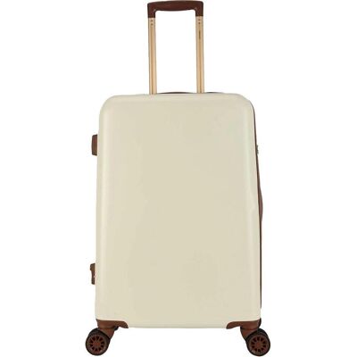 Decent-Verlag Ordentlicher Retro -Kooffer -Medium 67 cm Weiss, Koffer, Weiss Decent-Verlag Ordentlicher Retro -Kooffer -Medium 67 cm Weiss, Koffer, Weiss
