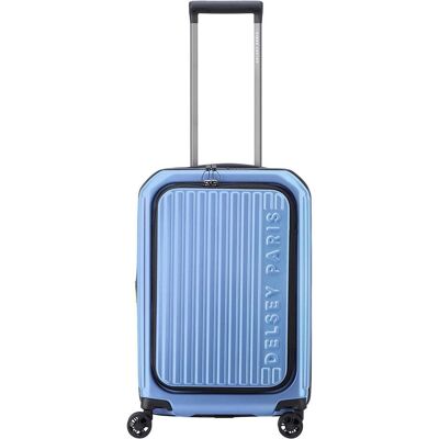 Delsey Securitime Reissverschlusskabinstrolleys erweiterbarer Lavendelblau, Koffer, Blau Delsey Securitime Reissverschlusskabinstrolleys erweiterbarer Lavendelblau, Koffer, Blau