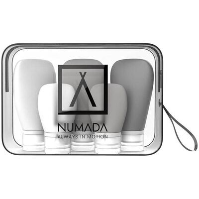 Numada Toiletry bag with bottles 200 x 65 x 135 mm, Reisezubehör, Transparent Numada Toiletry bag with bottles 200 x 65 x 135 mm, Reisezubehör, Transparent