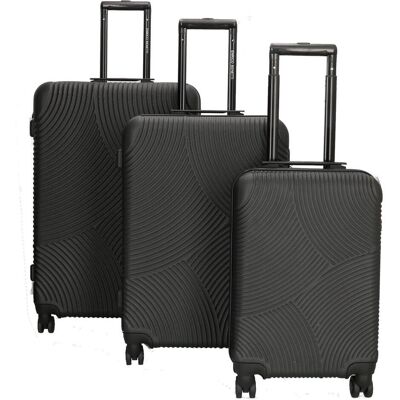 Enrico Benetti Louisville 3er Trolley Set, Koffer, Schwarz Enrico Benetti Louisville 3er Trolley Set, Koffer, Schwarz