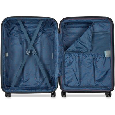 Delsey Expandable 76 cm suitcase, blue, Koffer, Blau Delsey Expandable 76 cm suitcase, blue, Koffer, Blau